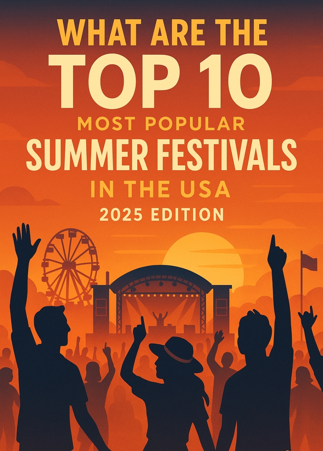 Top 10 Most Popular Summer Festivals in the USA 2025 Edition